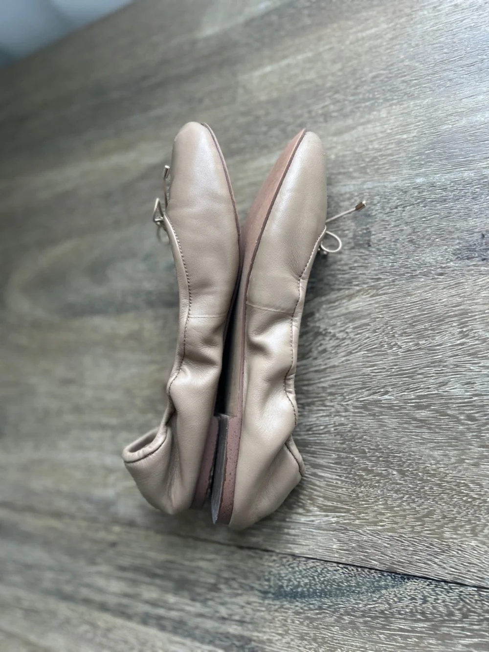 Sam Edelman Felicia Leather Ballet Flat, Tan Leather, Size 8 - Picture 2 of 8